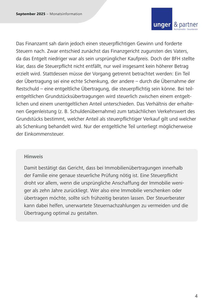 Mandanteninformationen September 2025 - Seite 4