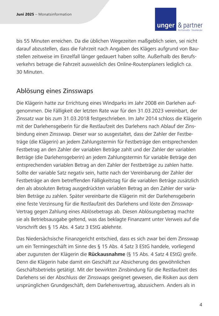 Mandanteninformationen Juni 2025 - Seite 4