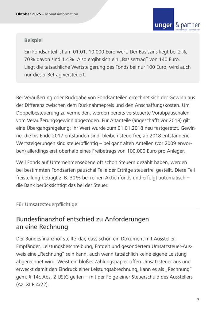 Mandanteninformationen Oktober 2025 - Seite 7