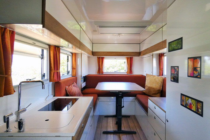 Wohnkabine Sprinter im "Tagmodus"