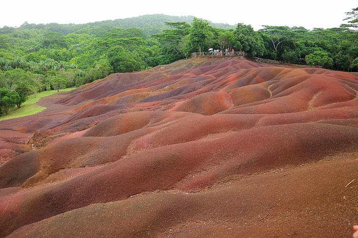 Seven Coloured Earth Chamarel Mauritius Sehenswürdigkeiten