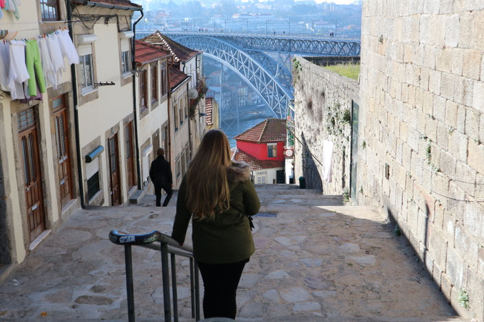 Blick auf die Brücke Louis I.