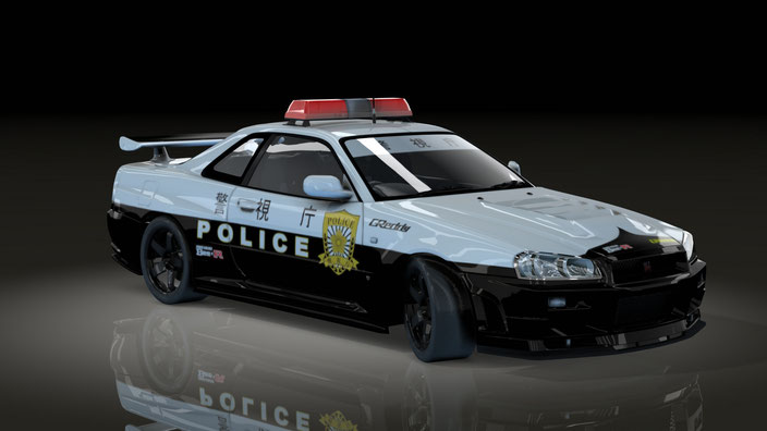 Nissan Skyline GT-R R34 Police 325cv 2001