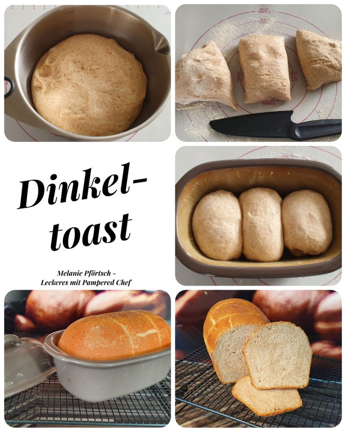 Dinkeltoast kleiner Zaubermeister Lily Kuchengitter Stoneware Pampered Chef Teigunterlage Nylonmesser