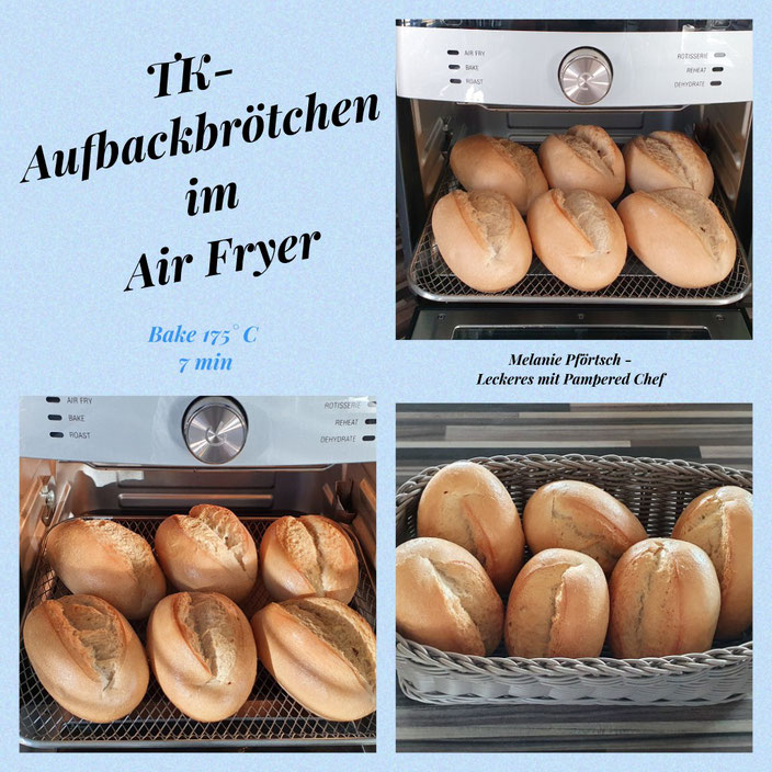 Aufbackbrötchen Deluxe Air Fryer Pampered Chef