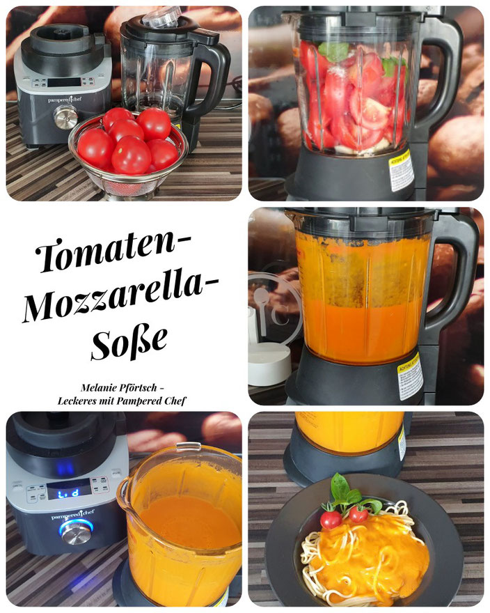 Tomaten-Mozzarella-Soße Deluxe Blender Pampered Chef