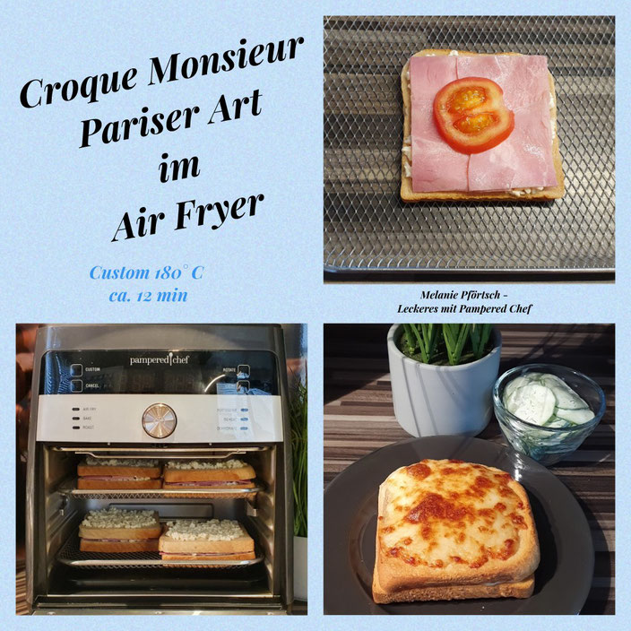 Croque Monsieur Pariser Art Deluxe Air Fryer Pampered Chef