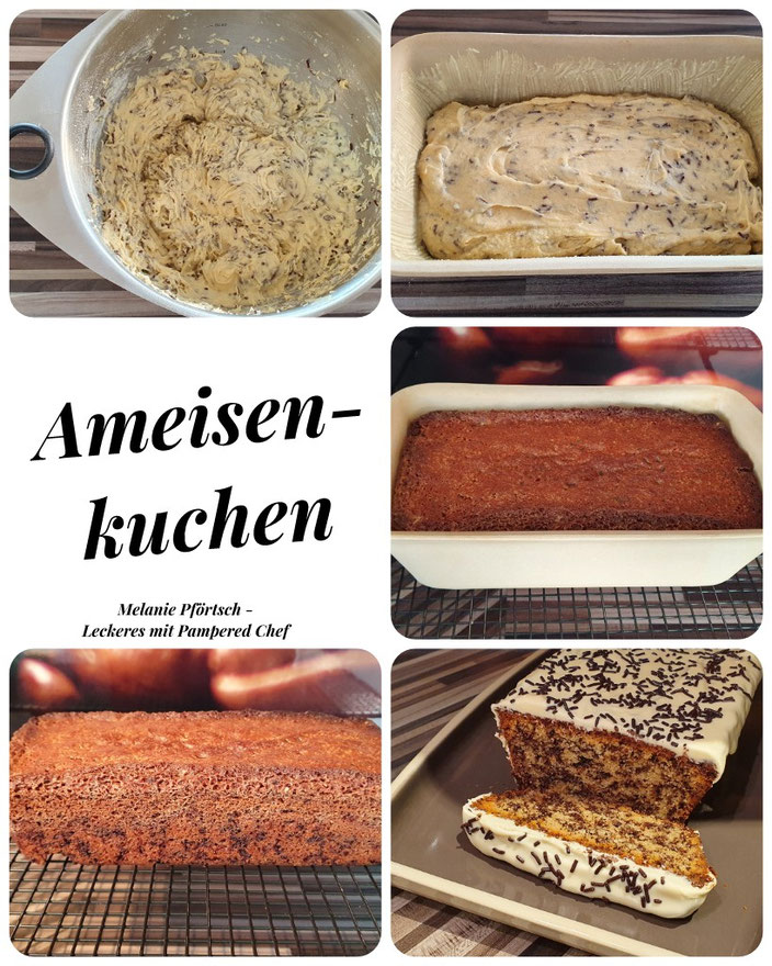 Ameisenkuchen Kuchengitter Zauberkasten Henry Servierplatte Edelstahlrührschüssel