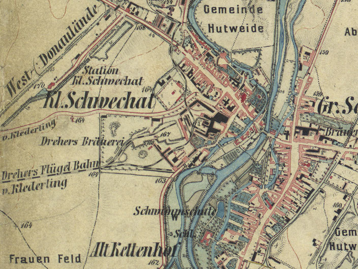 Schwechat um 1873
