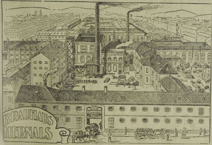 Hernalser Brauerei um 1900