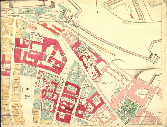 Stadtplan Steinhausen 1710