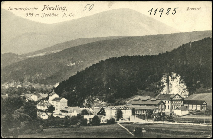 Piestinger Brauerei 1914. Quelle: AKON/ÖNB