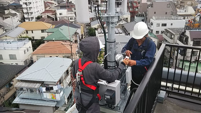 楽天モバイル基地局/警告信号テスト＠菱和パレス中目黒管理組合ブログ