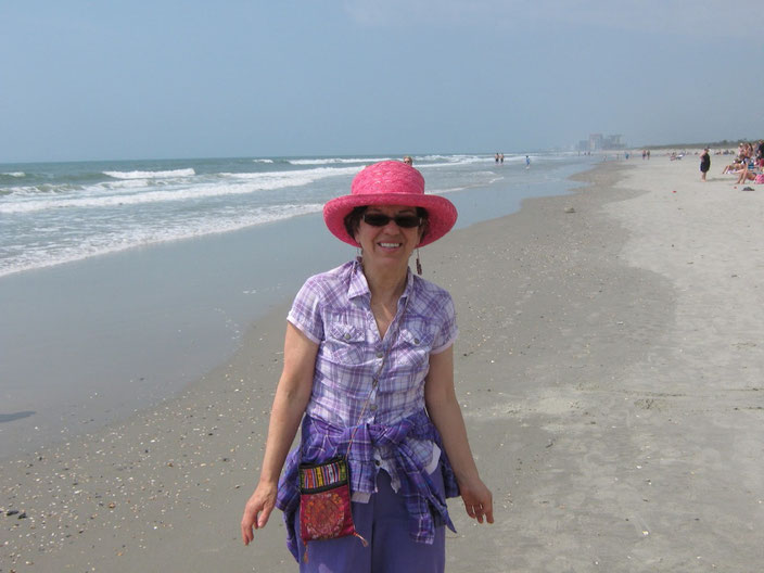 Bobbi on Center Beach, Myrtle Beach, SC.