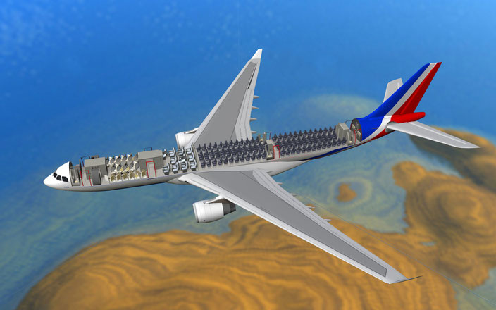 A330-200 PAX TO MEDEVAC QUICK CHANGE