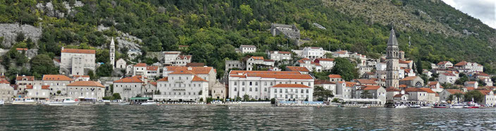 Perast in der Bucht von Kotor