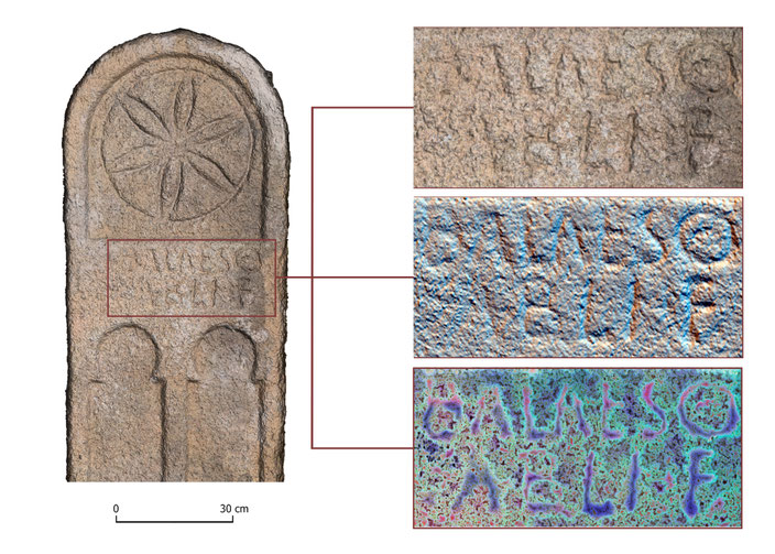 Epígrafe Balaeso. Fuente: GONZÁLEZ DE LA FUENTE, F.J. et al (2025): El corpus epigráfico de Rabanales (Zamora). Revisión a propósito del descubrimiento de nuevas evidencias
