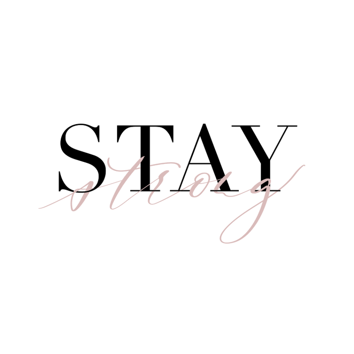 Stay Strong - ein Lettering auf dem iPad mit Procreate - inklusive Schritt für Schritt Anleitung