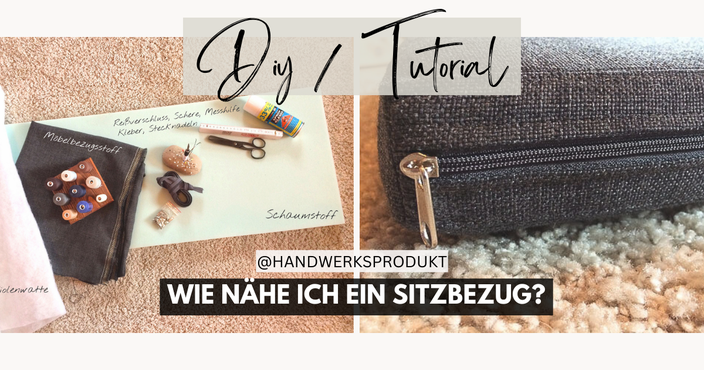 DIY Sitzkissenbezug nähen Schritt für Schritt – Bankauflage Nähanleitung