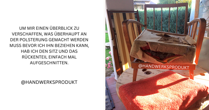 Sessel beziehen