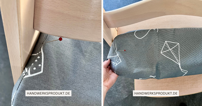Sitzkissen für Kinderhochstuhl selber nähen