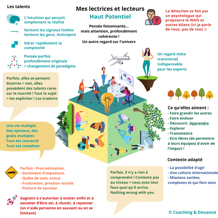 Les caractéristiques des personnes hauts potentielles et multipotentialistes