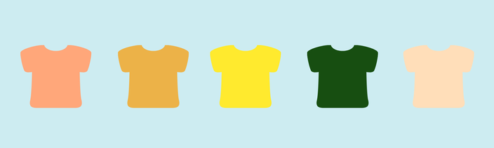 Graphik T-Shirts nebeneinander