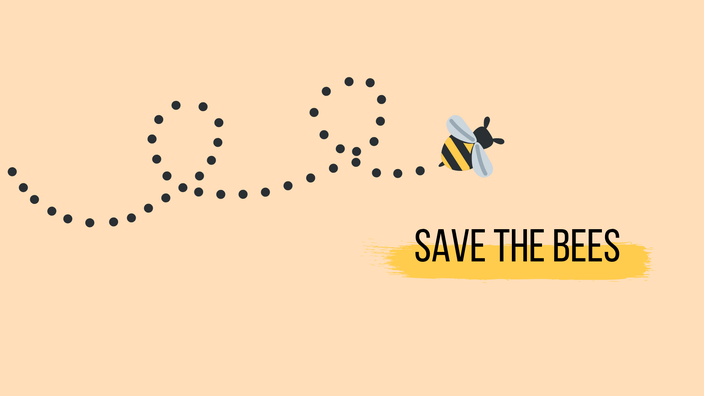Save the bees Wallpaper RiekesBlog