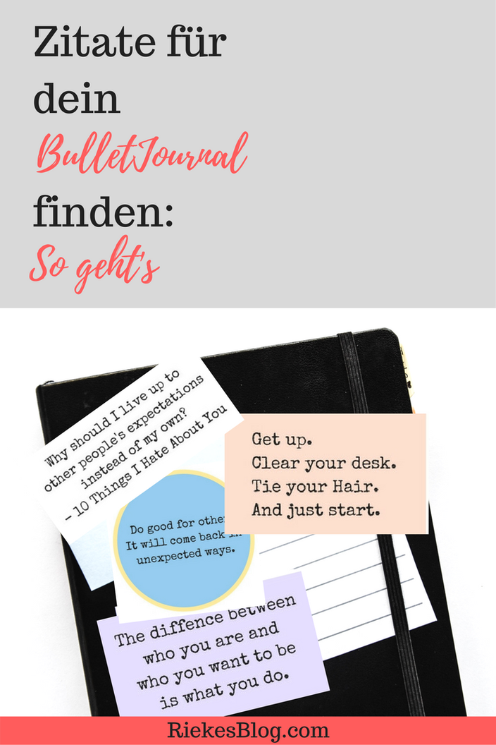 Sprüche für dein BulletJournal finden: So geht's