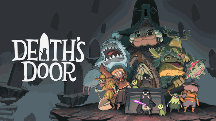 Das Titelbild zu Death's Door von Acid Nerve und Devolver Digital