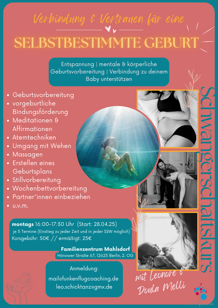 Funkenflug Doula Entspannung Schwangerschaftskurs Familienzentrum Mahlsdorf