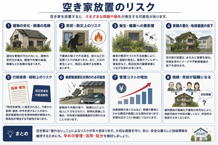 空き家放置のリスク
