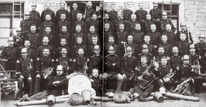 Freiwillige Feuerwehr Essenheim im Jahr 1901