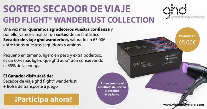 sorteo de secadores de pelo Ghd