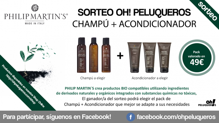 sorteos champus y acondicionadores