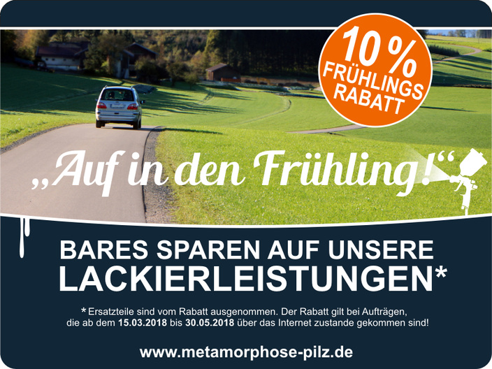 Rabattaktion Frühlingsrabatt