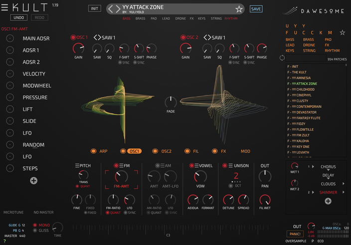 screenshot of kult plugin
