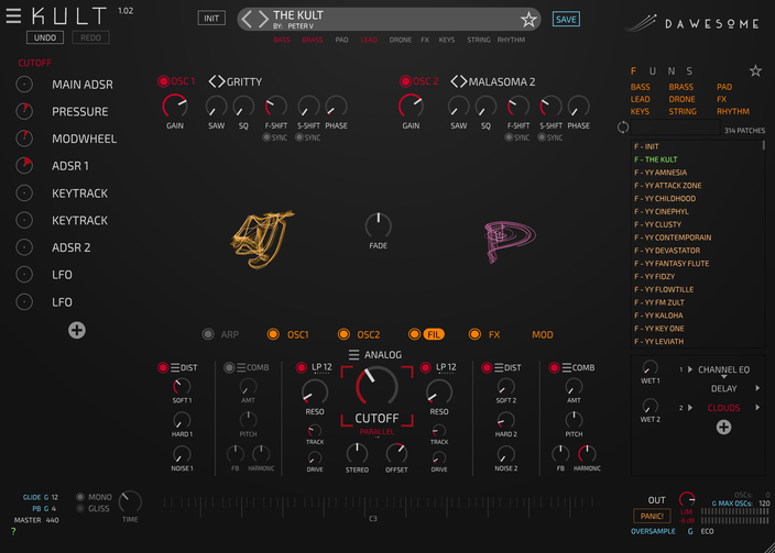 screenshot of kult plugin