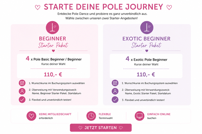 Poledance Nürnberg, Pole dance beginner Angebot, Nürnberg Tanzkurs