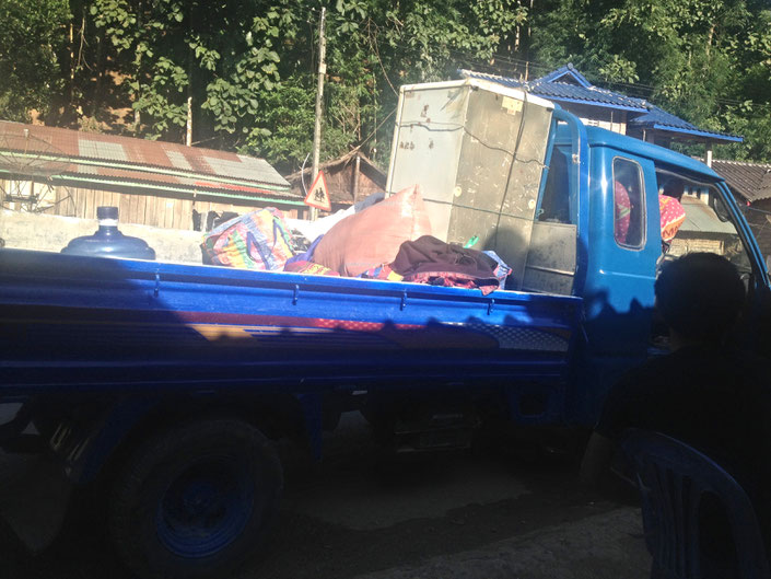 Car to Vang Vieng
