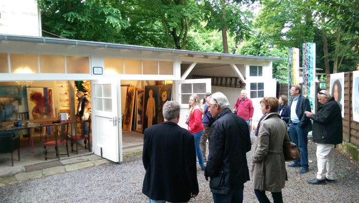 Ateliers an der Ruhranlage "CASADELLE" und "Amt für weiterbildende Fantasie" hier wirkte einst Ernst Rasche (1926-2018)