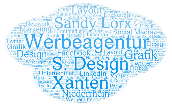 Sandy Lörx S. Design, Werbeagentur Xanten Niederrhein, Layout, Druck, Design, Grafik, Social Media, Facebook, Instagram, LinkedIn, Twitter, Unternehmer