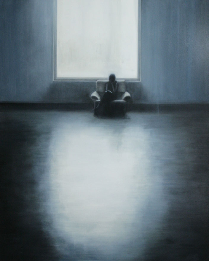 Lesende 240x190cm 2008 oil on canvas