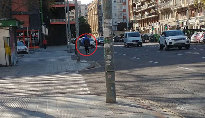 Aparcamiento del Estadio del Mestalla de Valencia, controlado por las MAFIAS del aparcamiento.