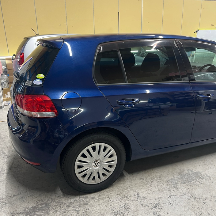 フォルクスワーゲン・ゴルフ6　カーフィルム施工　WINCOS　新潟　リアサイド