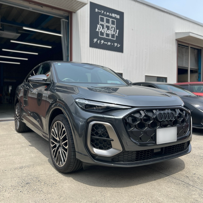 新潟でAudi Q5 sportbackのカーフィルム施工例