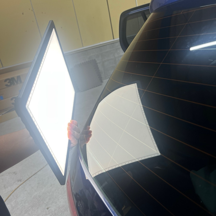 フォルクスワーゲン・ゴルフ6　カーフィルム施工　WINCOS　新潟　仕上がりチェック