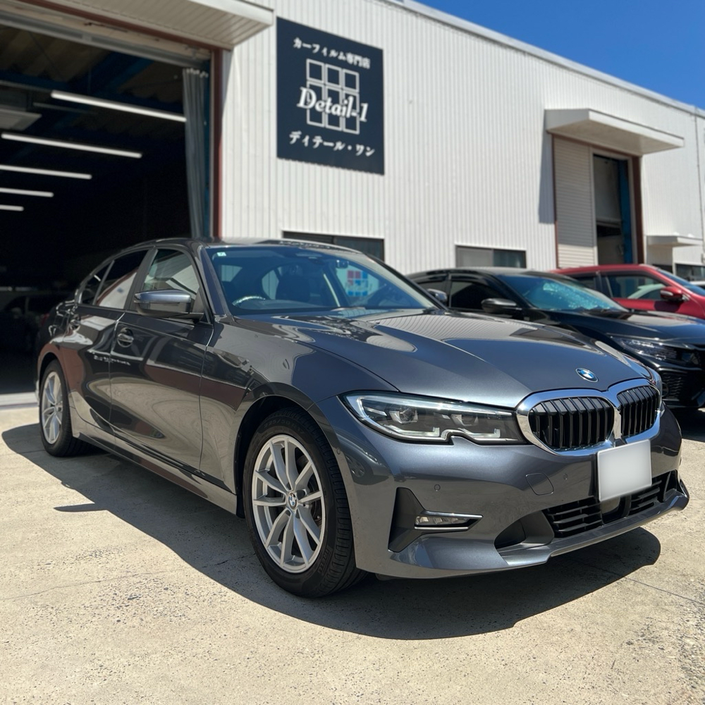 BMW 3シリーズセダン 遮熱フィルム全面施工
