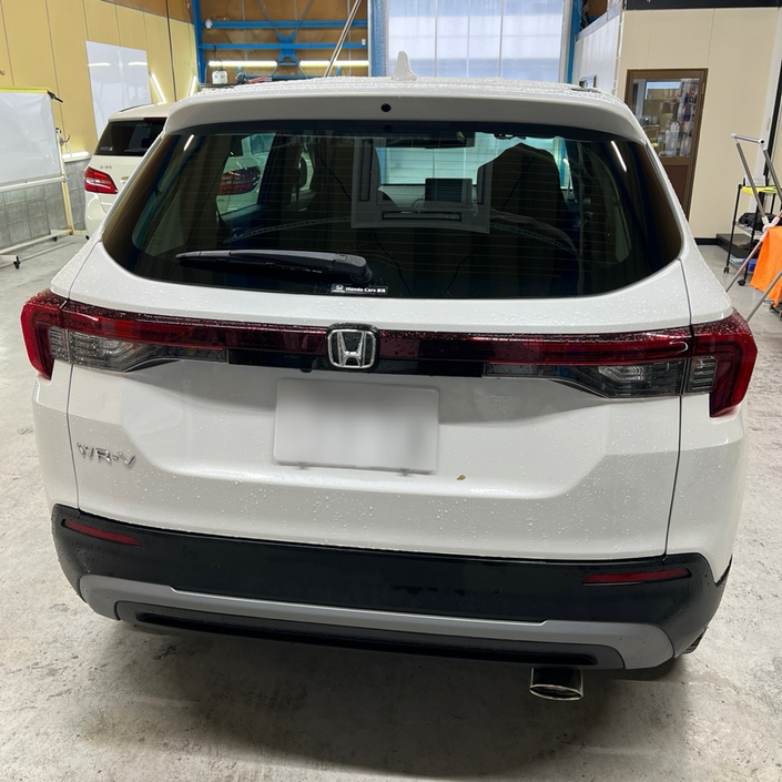 ホンダ・WR-V　カーフィルム施工　WINCOS　新潟　リアガラス施工前