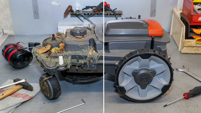 Reinigung mit Trockeneis Automower